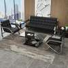 Leather Reception 5 Seater Office Bench thumb 12