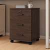 3-Drawers modern wooden office pedestal thumb 0