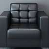 Office Sofa; Black Puffy Upholstery Office Sofa(5 Seater) thumb 3