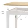 Office Desk: Minimalist Rectangular Lumber Boardroom Desk thumb 1