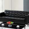 Office Sofa; Black Puffy Upholstery Office Sofa(5 Seater) thumb 1