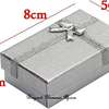 Grey cardboard jewelry gift box thumb 2