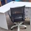 Executive corner desk with a chair thumb 1