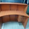 Curved office Reception desk thumb 9