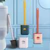 Toilet Brush Water Leak Proof With base Silicone thumb 0