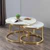 Nesting Round Marble Coffee Table thumb 5