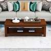 Coffee Table : Modern Square Mahogny Coffee Table thumb 3