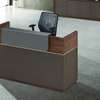 Simple Modern Reception Counter –Wood Office Front Desk thumb 3
