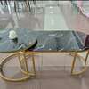 White Marble  coffee table(GLASS EFFECT thumb 2