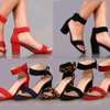 *Quality Latest Fashion Ladies Designer Straps Open Heel Shoes*
. thumb 0