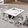 Modern Foldable Meeting Table with Wheels thumb 2