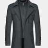 Black, charcoal grey & brawn trench coats. thumb 3