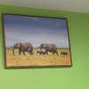Elephant canvas painting frame thumb 2