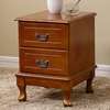 2 Drawer Mahogany Bedside Cabinet thumb 8