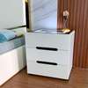 White Wooden Nordic Style Side Bedroom Cabinet thumb 6