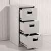 Office Cabinet: 3 Drawer Secure Filing Cabinet thumb 0