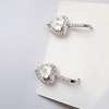 Womens White crystal Bracelet and earrings thumb 2
