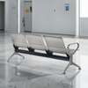 Durable Chrome Steel Waiting Bench – 3-Seater thumb 3