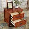 2 Drawer Mahogany Bedside Cabinet thumb 2