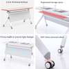 White Compact Foldable Computer Office Desk thumb 1