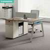 Modern Modular Office Workstation with Cubicle Frames thumb 2