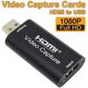 Generic Video Capture Live Broadcast  HDMI To USB HD thumb 1