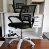 Low back recliner fabric Secretariat office chair thumb 0