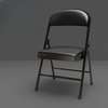 Office Foldable Black Upholstered Seating Chair thumb 1