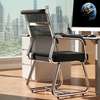 Office Chair: Black Chrome Mesh Office Chair thumb 0