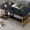 Coffee Table; Top Marble Coffee Table in Tabaka thumb 0