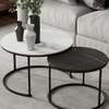 Coffee Tables:Pair of Marble Coffee Table In Keumbu thumb 0