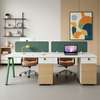 4-Persons Modular Modern Office Workstation thumb 0