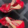 Women size 36 red stylistic stiletto shoes thumb 2