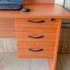 Study Desk: 120cm Cherry Home Office Desk, Durable Design thumb 1