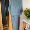 Elegant Women's Gray Suit, Silver suit & dark woolen suit. thumb 0