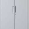 Office Cabinet; Two Doors Gray Executive Office Cabinet thumb 1