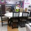 6 seater wooden dining set thumb 1