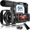 5K Video Camcorder 48MP Wifi IR Night Vision Vlogging Camera thumb 0
