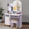 Vanity Dressing Table, Mirror & Stool, Compact & Chic thumb 3