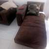 Four seater coach with sofa bed slightly used thumb 0