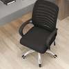 OFFICE CHAIR: Black Stripped Office Chair thumb 5