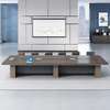 Boardroom Table: 3000mm Gray Executive Advanced Boardroom thumb 2