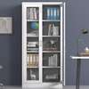 Lockable Metal 2 Glass Door Office Cabinet thumb 5