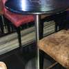 Marble top round tables metallic stands thumb 2