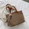 ♦️ *Women's plaid leather handbags thumb 1