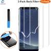 UV Light adhesive tempered glass screen protector for Samsung Galaxy Note 8 + LED Kit thumb 1