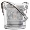 Calvin Klein Statement Series Lock Daytonna Leather Mini Bucket Crossbody Bag thumb 1