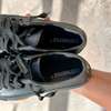Black leather converse thumb 1