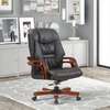 High Back Solid Wood Executive Office Chair thumb 1