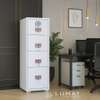 Office Safe: Four Drawers Lockable Cabinet Safe thumb 0